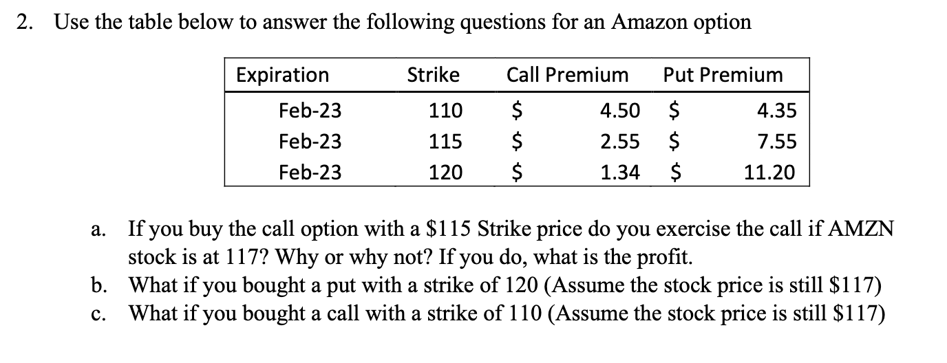 Solved Use the table below to answer the following questions | Chegg.com