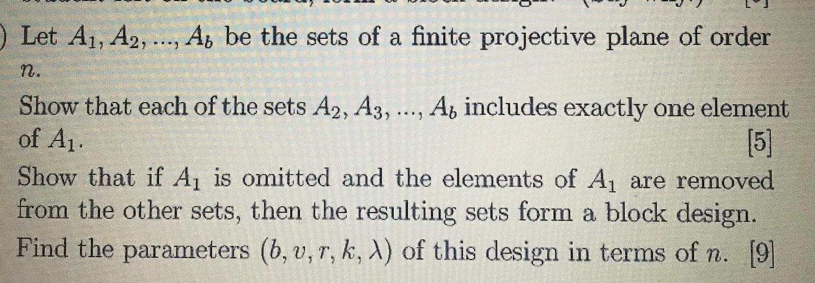 Let A1 A2 Ap Be The Sets Of A Finite 4209