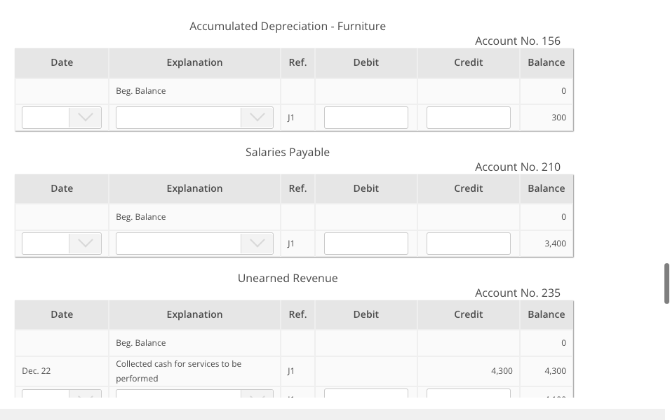 Solved Post all adjusting entries to the t-accounts and | Chegg.com