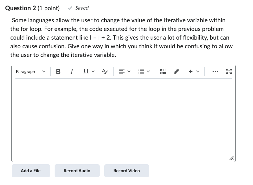 Solved Some Languages Allow The User To Change The Value Of | Chegg.com