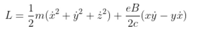 Solved The Lagrangian of a free particle in paraboloid | Chegg.com