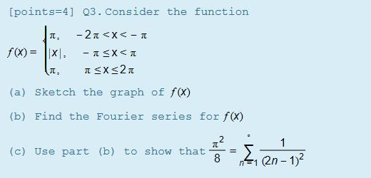 Solved [points=4] 03. Consider the function -21 | Chegg.com