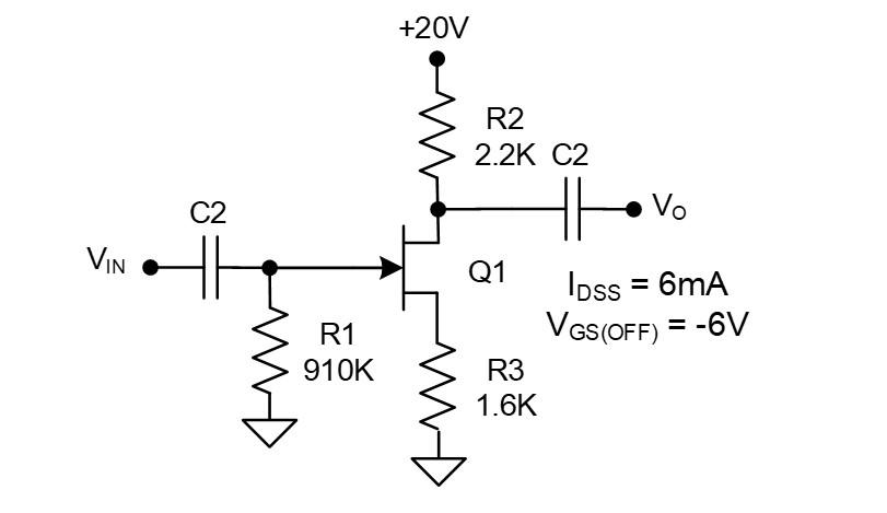 Solved For this JFET Circuit, 1. Plot the transconductance | Chegg.com