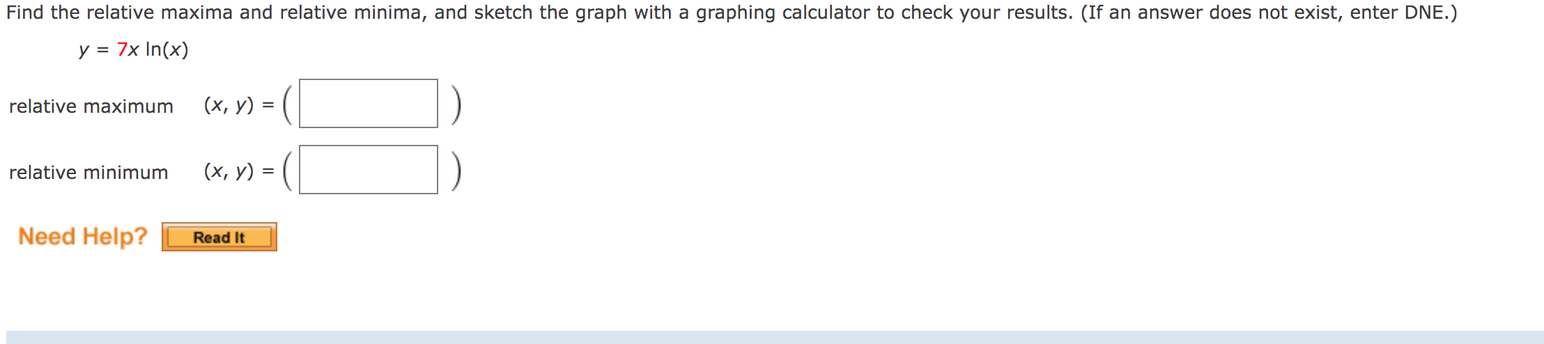 Relative maximum deals and minimum calculator