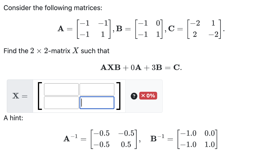 Solved Consider The Following Matrices 0861