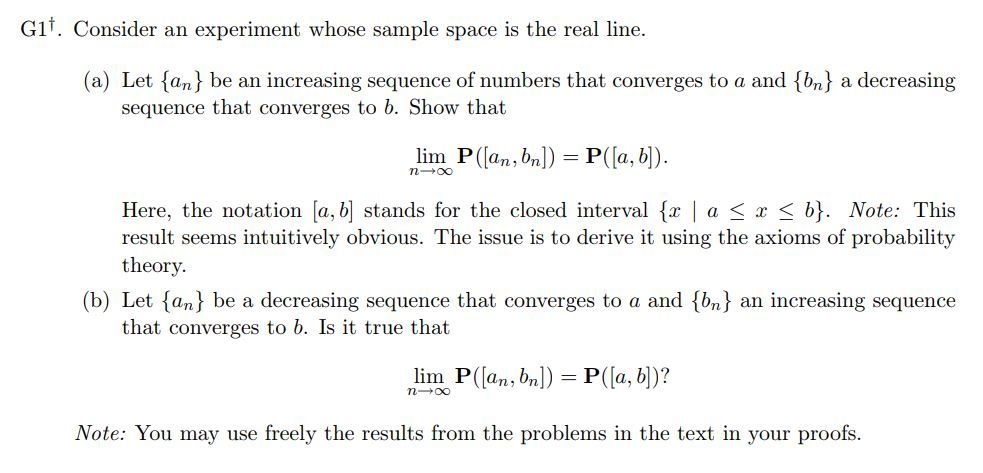 Solved G1T. Consider an experiment whose sample space is the | Chegg.com