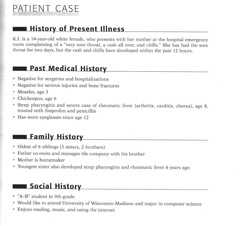 Solved PATIENT CASE History Of Present Illness K.I. Is A
