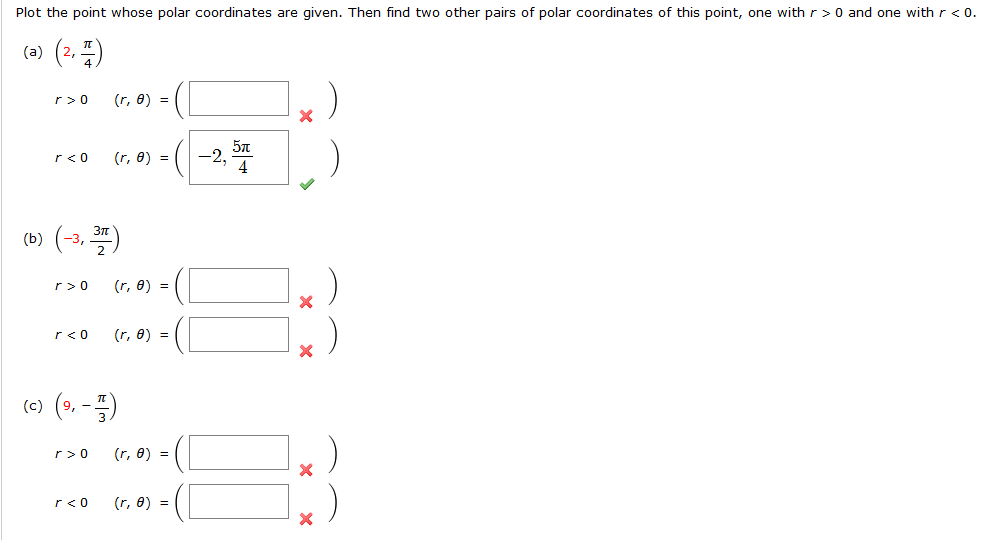 Solved Plot the point whose polar coordinates are given. | Chegg.com