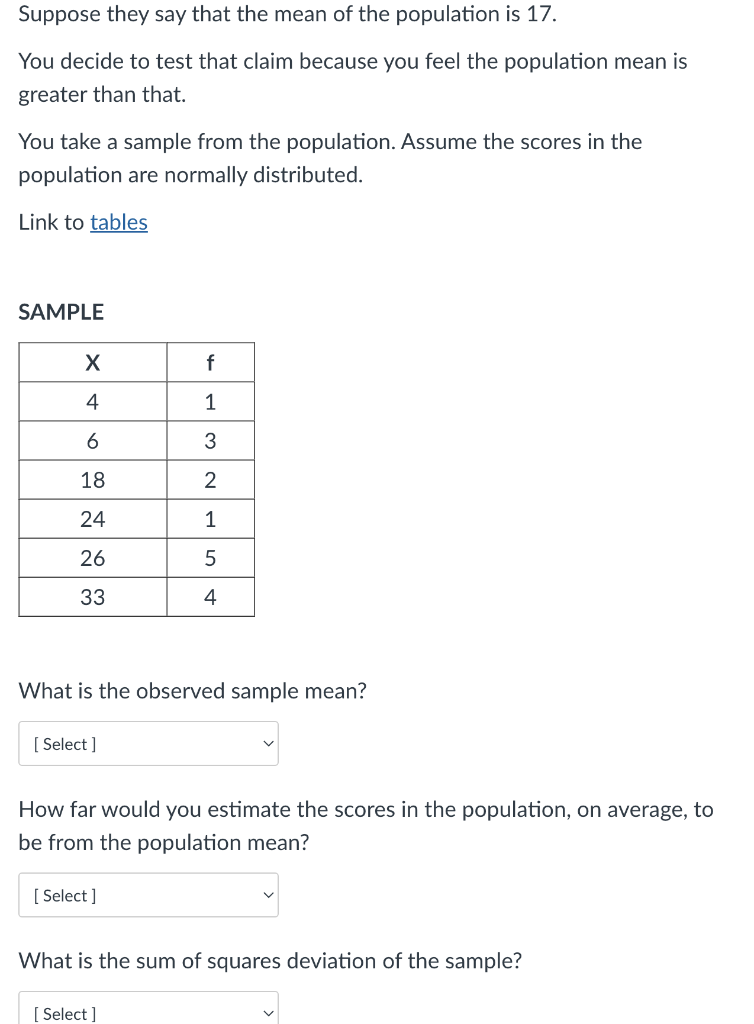 Solved Suppose they say that the mean of the population is | Chegg.com