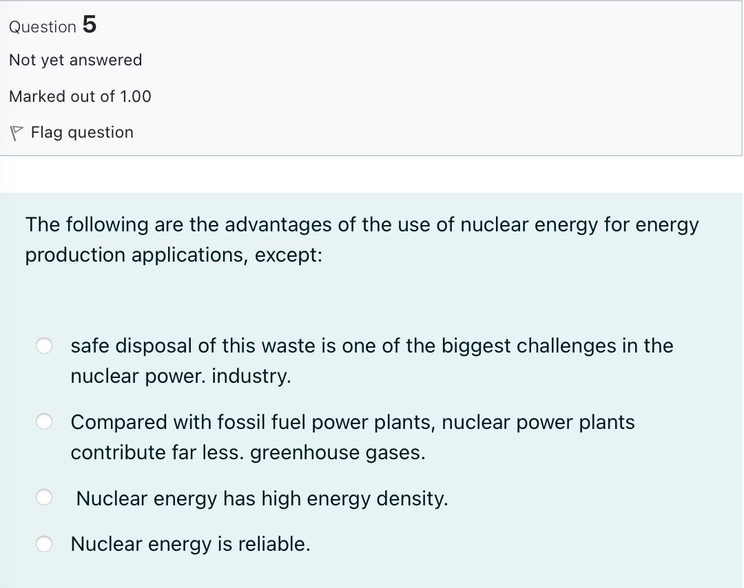 Advantages of nuclear energy