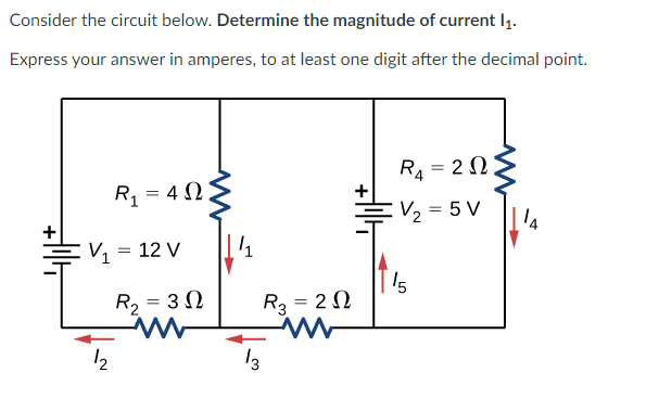 Solved Consider the circuit below. Determine the magnitude | Chegg.com