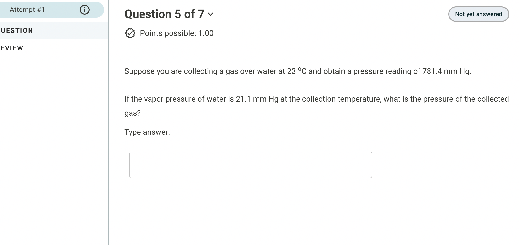 Solved Suppose you are collecting a gas over water at 23∘C | Chegg.com