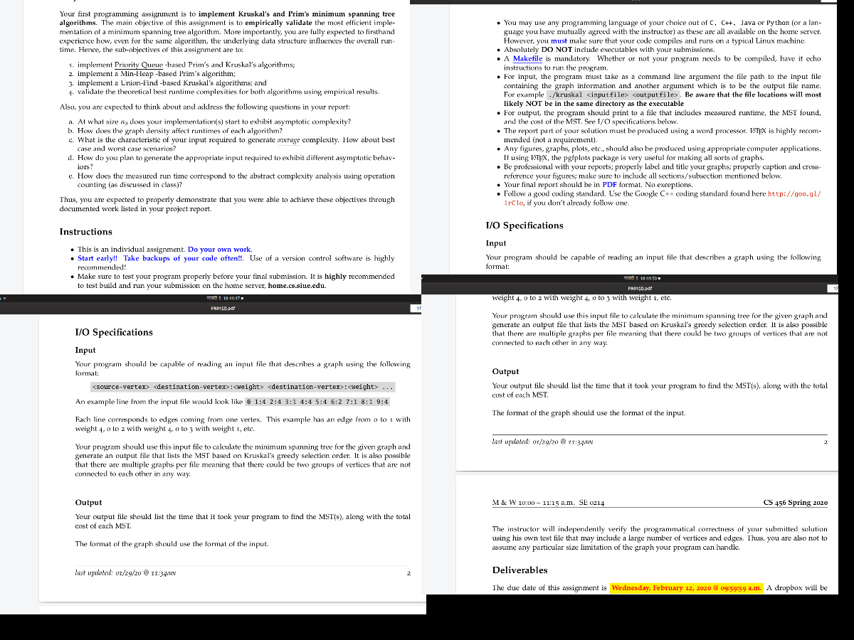 ODJCCLIVE Your first programming assignment is to | Chegg.com