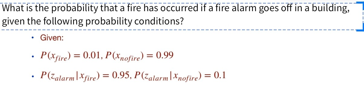 Solved What is the probability that a fire has occurred if a | Chegg.com