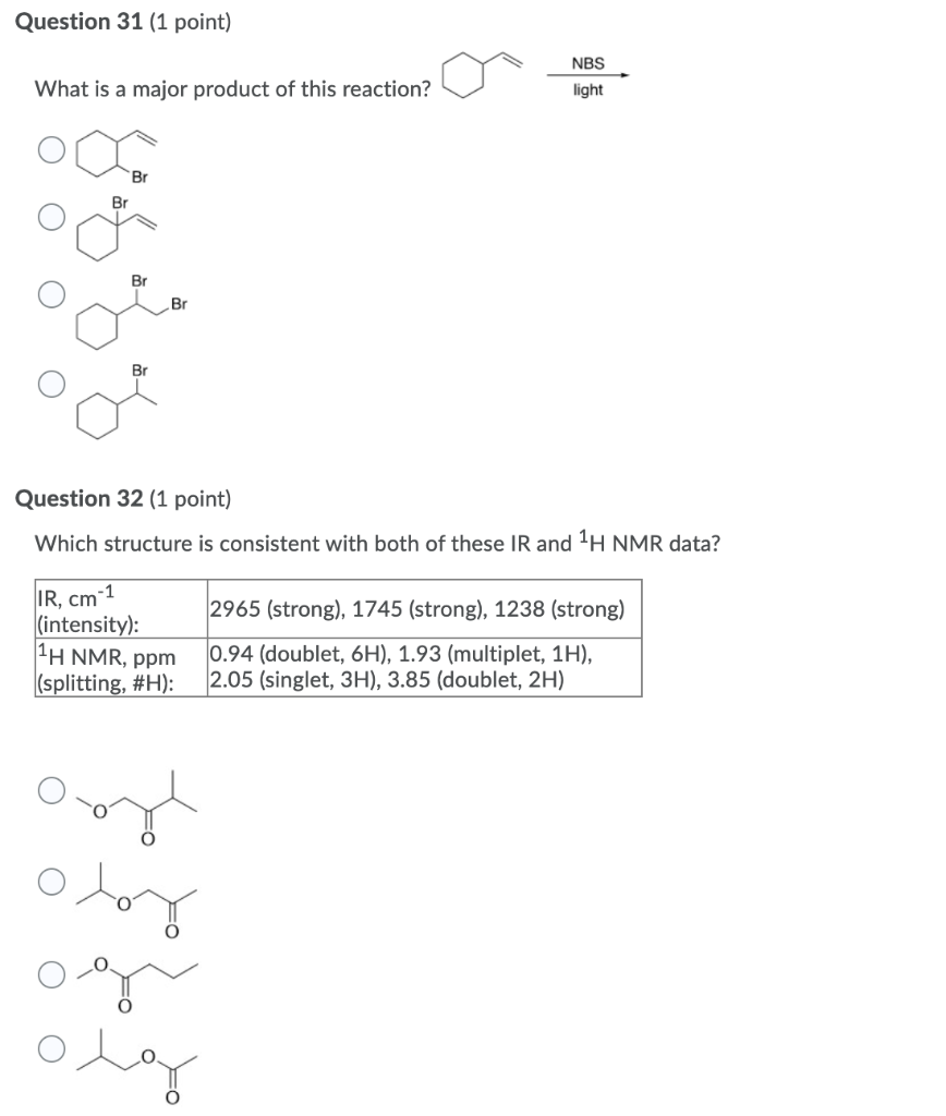 Solved Question 28 1 Point Which Is A Polar Aprotic 0743