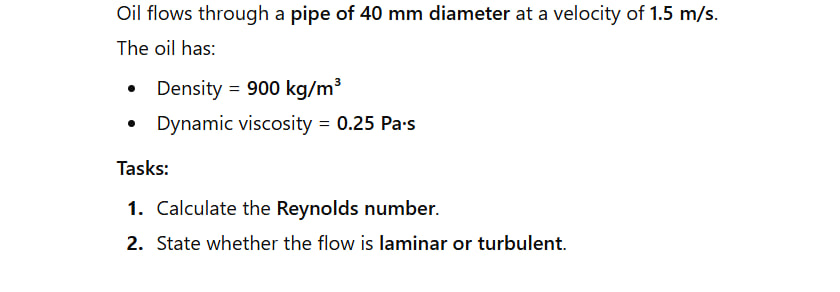 Solved Oil flows through a pipe of \( \mathbf{4 0 ﻿~ m m} \) | Chegg.com