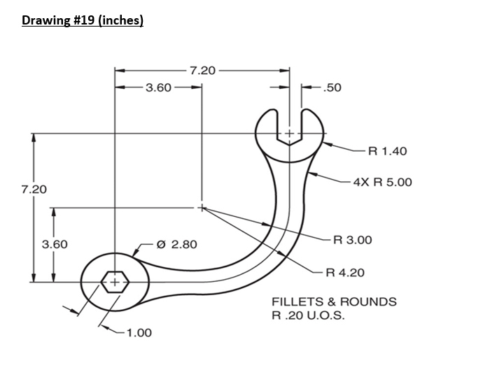 Solved AutoCAD drawing assignment. Please send link to | Chegg.com