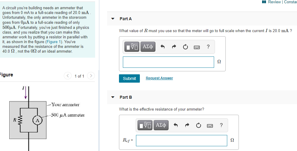 Solved A circuit you're building needs an ammeter that goes | Chegg.com