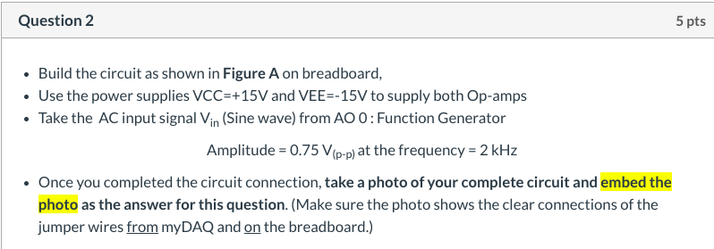 Solved Use the circuit diagram as shown in Figure A below to | Chegg.com
