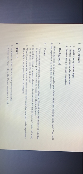 Solved Objectives Practice using standard input Practice | Chegg.com
