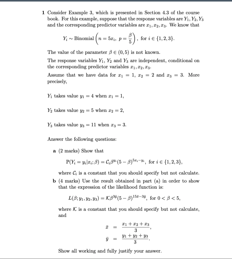 3) 1 Consider Example 3, which is presented in | Chegg.com