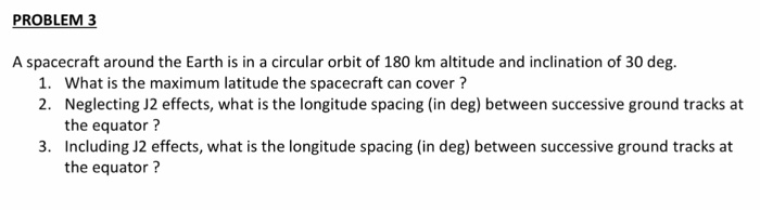 Solved PROBLEM 3 A spacecraft around the Earth is in a | Chegg.com
