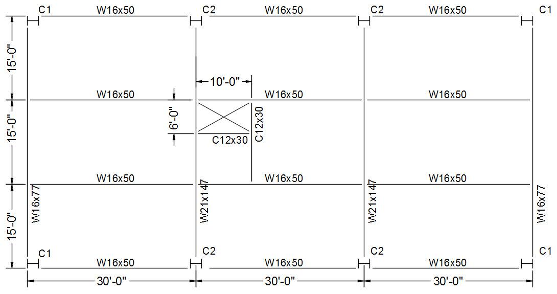 Solved The picture below is a structural steel roof-framing | Chegg.com