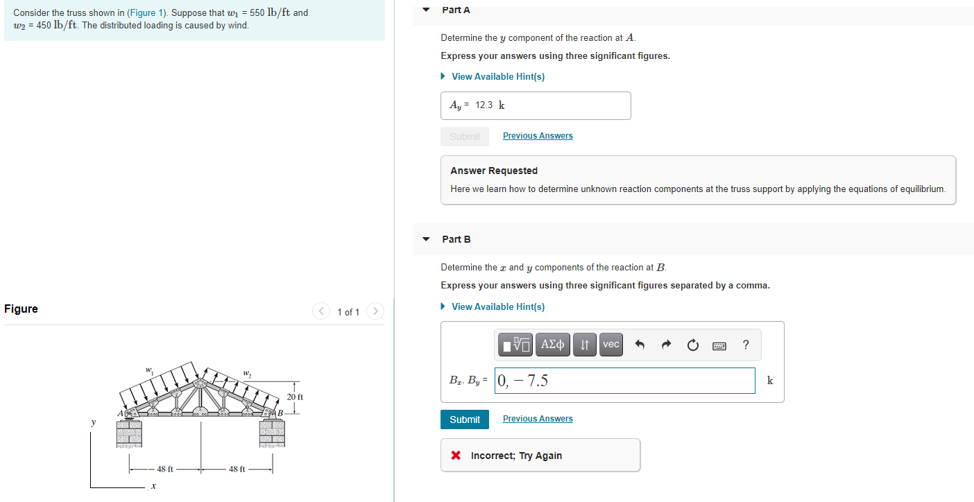 Solved Part A Consider the truss shown in (Figure 1). | Chegg.com