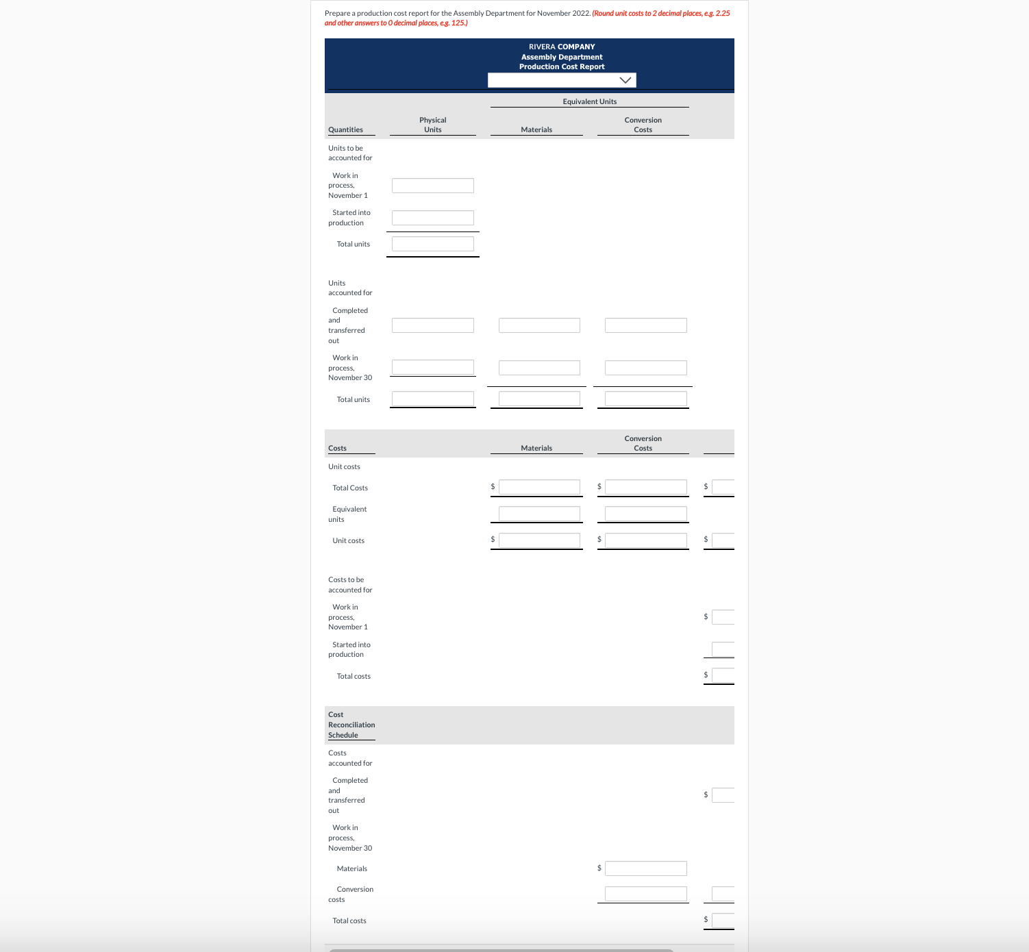 assignment of costs order