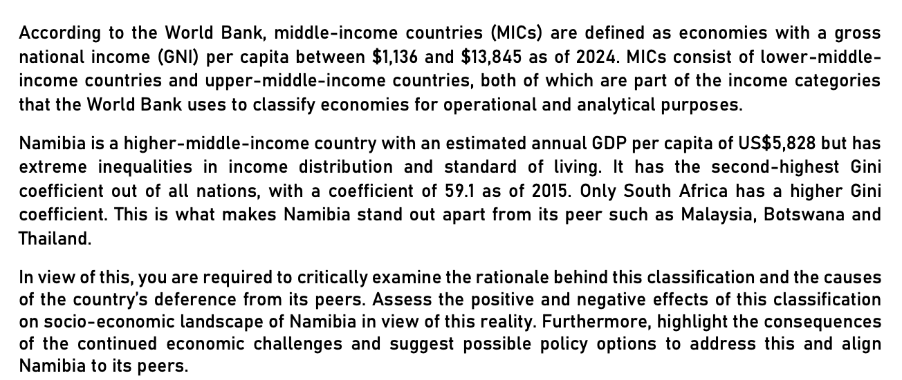 According to the World Bank, middle-income countries | Chegg.com