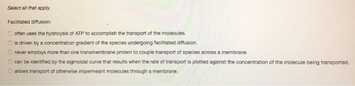 Solved Select all that apply. The fluidity of a biological | Chegg.com