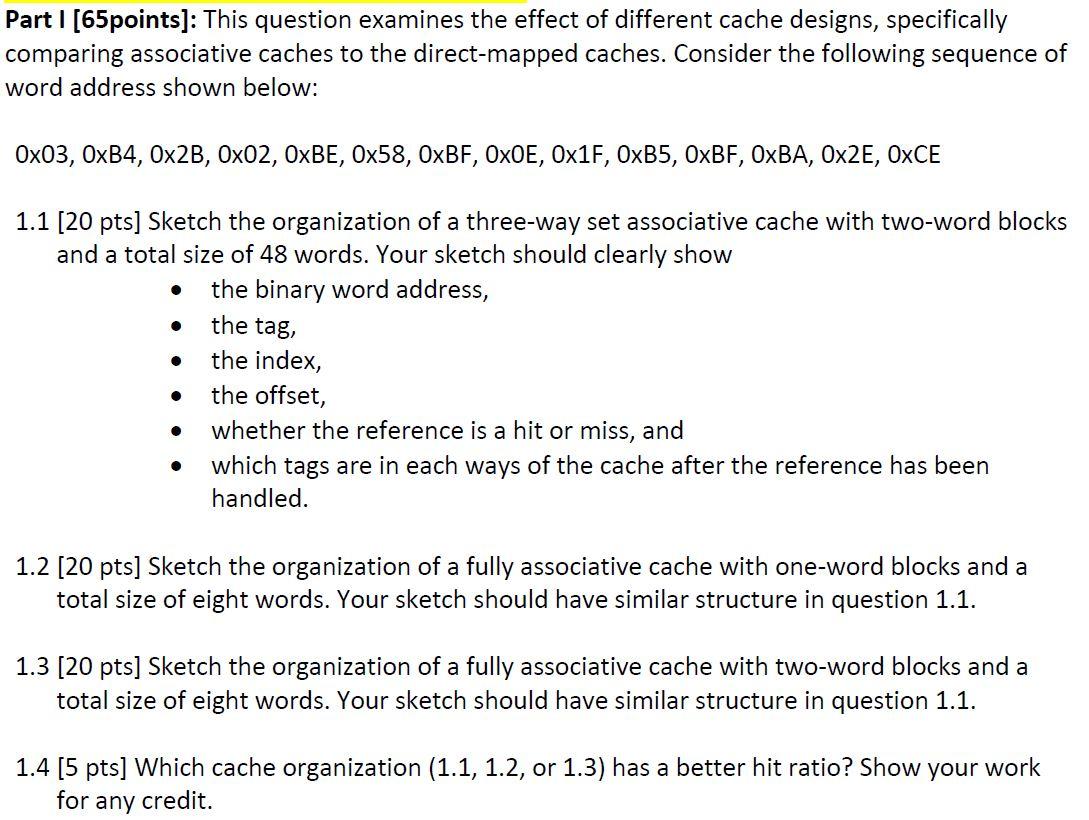 Solved Part 1 [65points]: This question examines the effect | Chegg.com