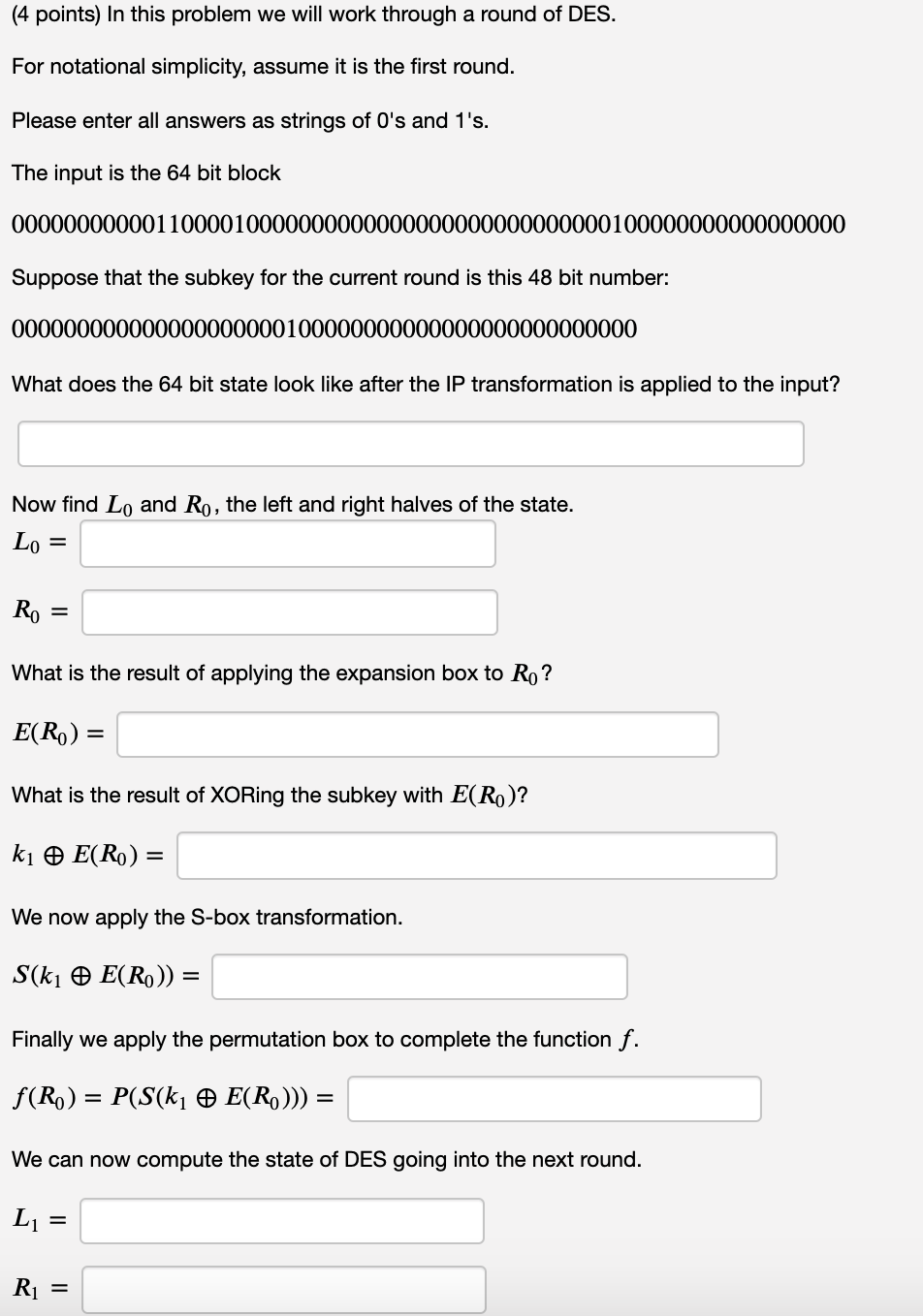 Solved (4 Points) In This Problem We Will Work Through A | Chegg.com