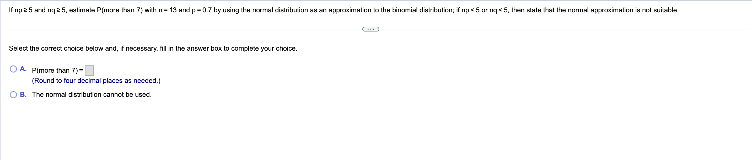 Solved Select The Correct Choice Below And If Necessary Chegg Solved Select The Correct Choice Below And If Necessary Chegg