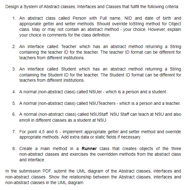 Solve this question using Java Programming | Chegg.com