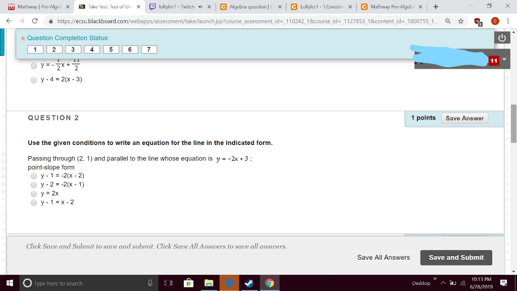 Solved: Lollyler9- Twilch C Algebra QuestionC C Lollyler9 ... Solved: Lollyler9- Twilch C Algebra QuestionC C Lollyler9 ...