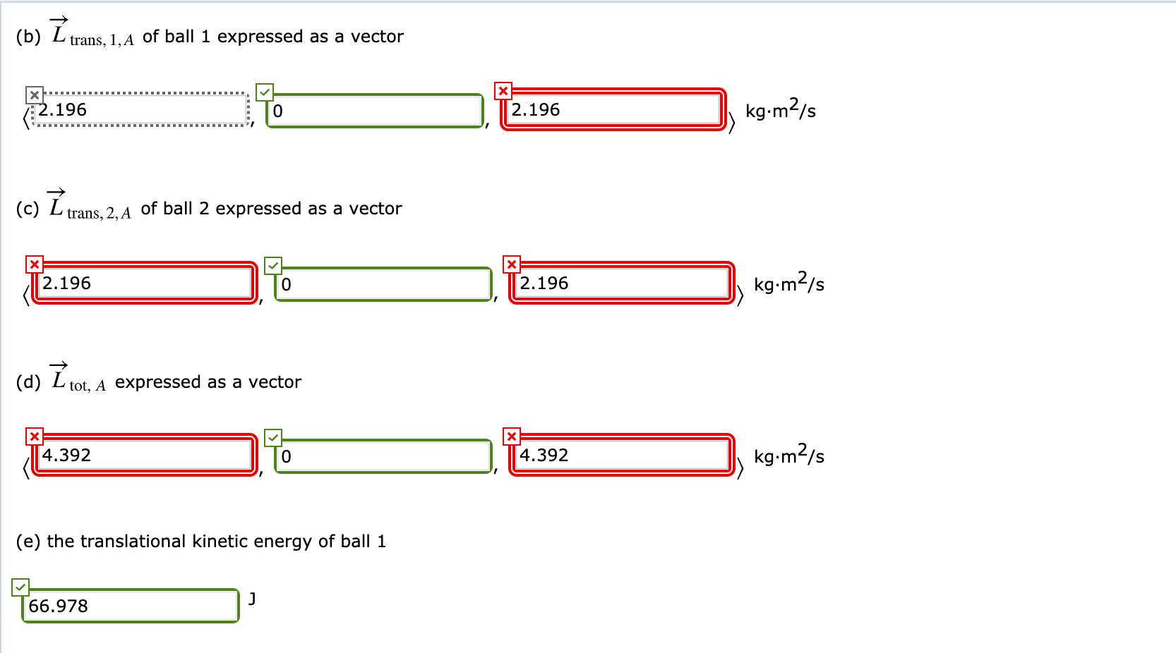 Solved In the figure below a barbell spins around a pivot at
