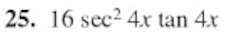 10. differentiation of trigonometric functions homework