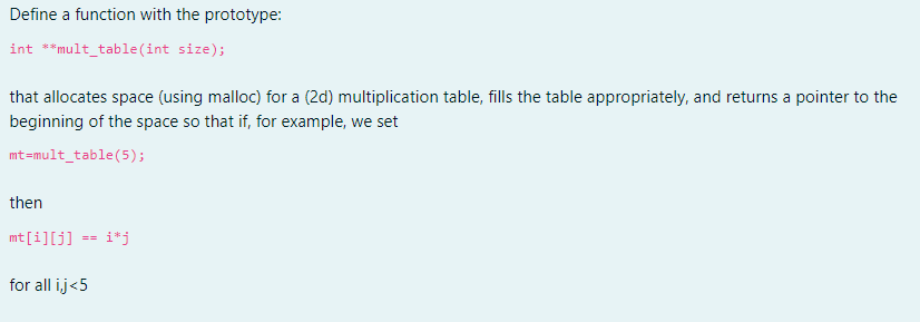 Solved Define a function with the prototype: int | Chegg.com