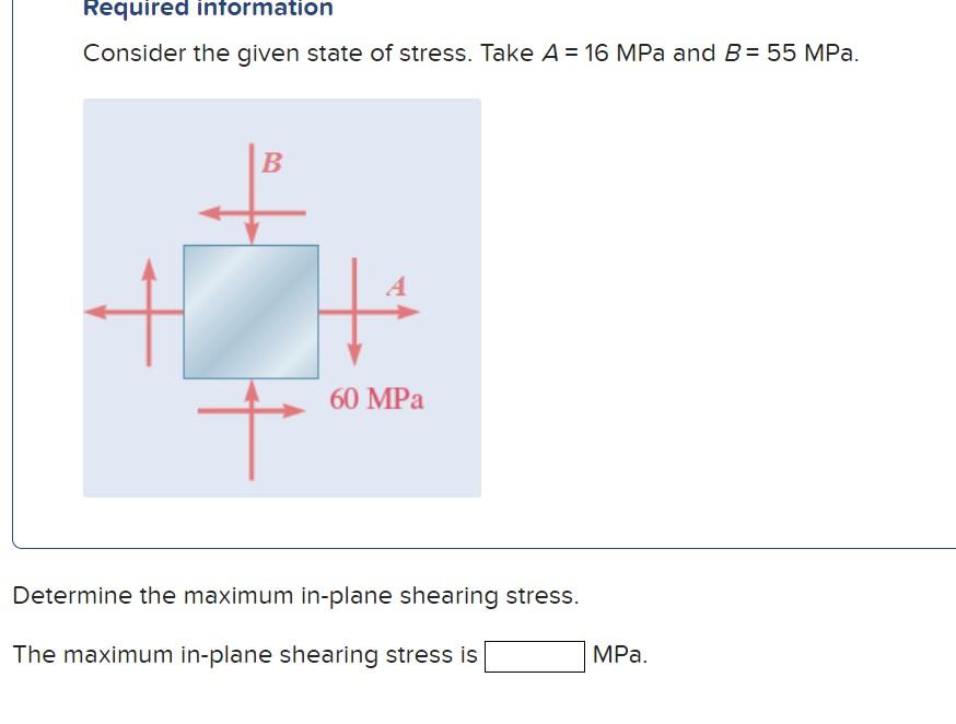 Solved Required Information Consider The Given State Of 8315