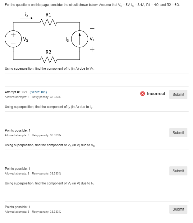 Solved For The Questions On This Page, Consider The Circuit | Chegg.com