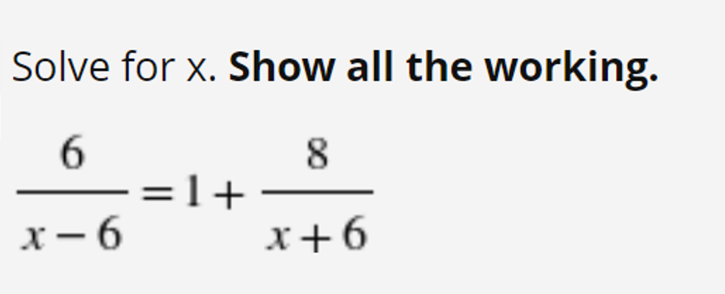 solve 6x 1 3 1 x 3 6 class 8