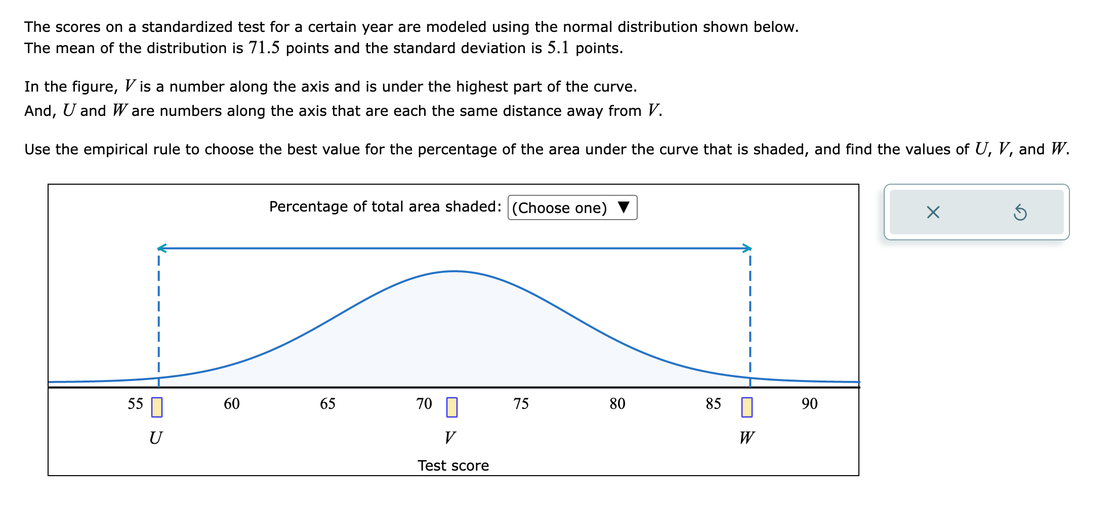 solved-the-scores-on-a-standardized-test-for-a-certain-year-chegg