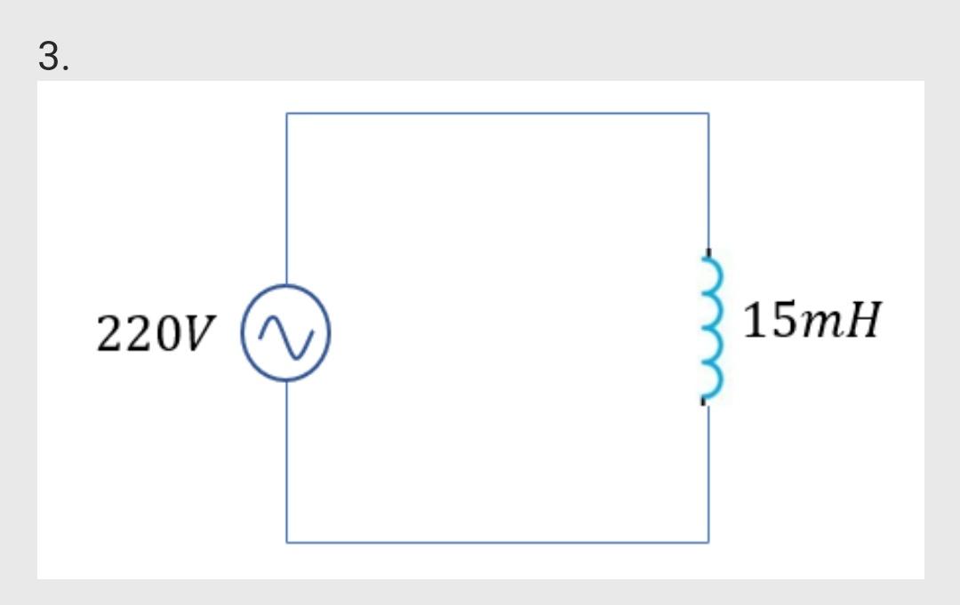 Solved Solve for the instantaneous current and max current | Chegg.com