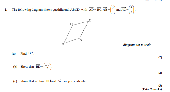 Solved The Following Diagram Shows Quadrilateral ABCD, With | Chegg.com