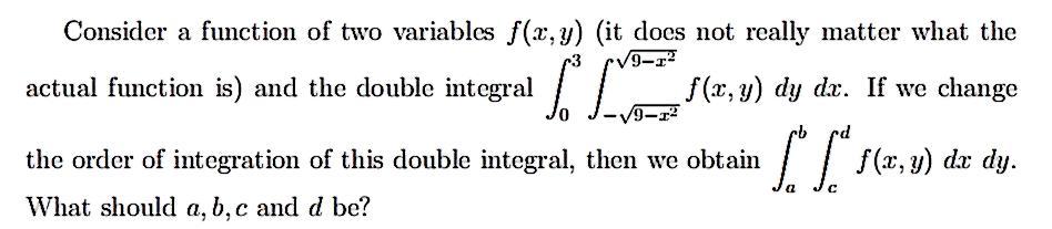 Solved Consider a function of two variables f(x,y) (it does | Chegg.com
