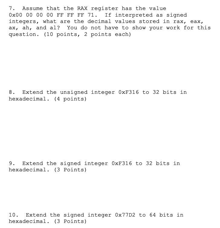 Solved Could you help me with these questions and could you | Chegg.com