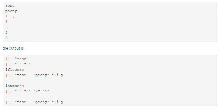 Solved the output is: [1] 