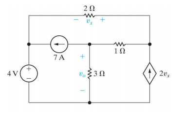 Solved Using any method you know, find the voltages | Chegg.com