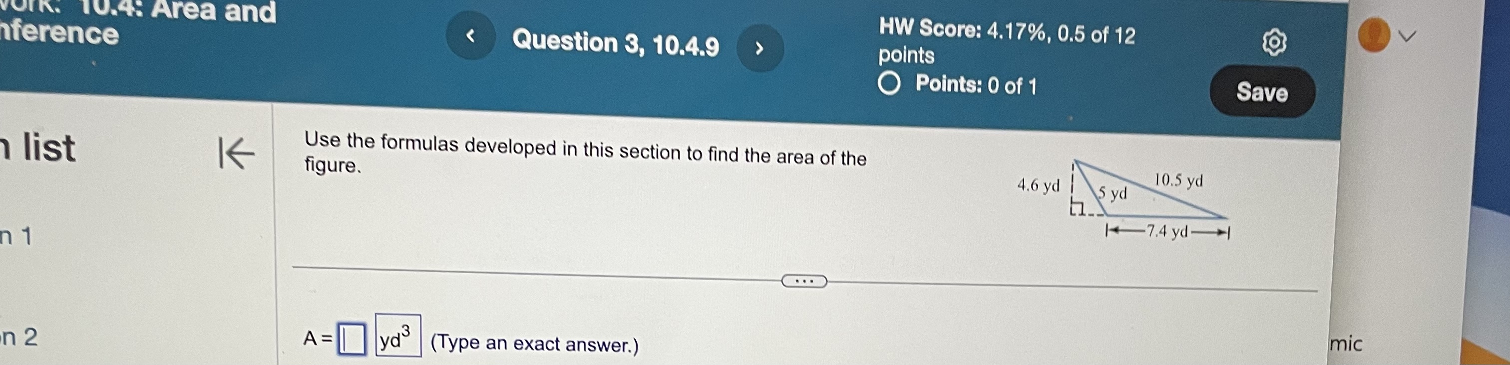 Solved Question 3, 10.4.9 Use the formulas developed in this | Chegg.com